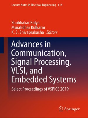 cover image of Advances in Communication, Signal Processing, VLSI, and Embedded Systems